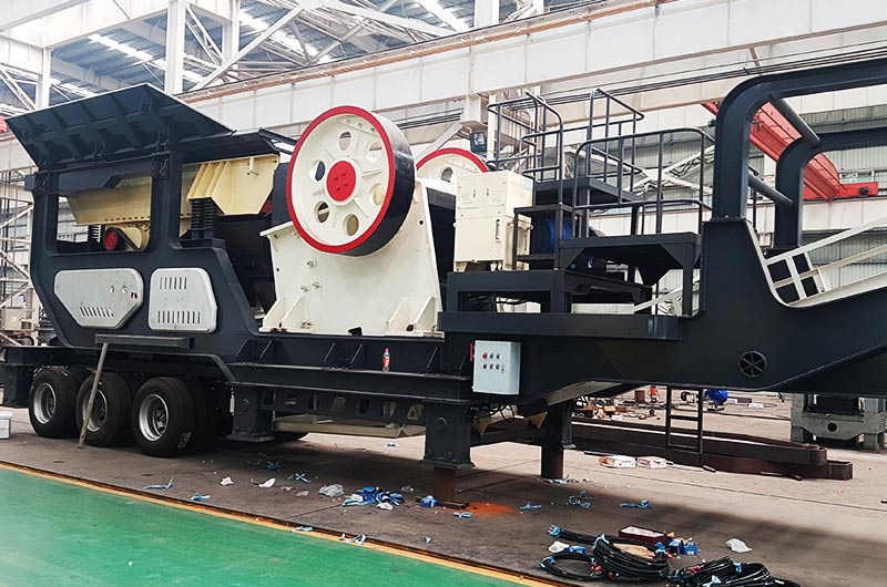 車載流動破碎石仔機，一體式作業(yè)，碎石更輕松