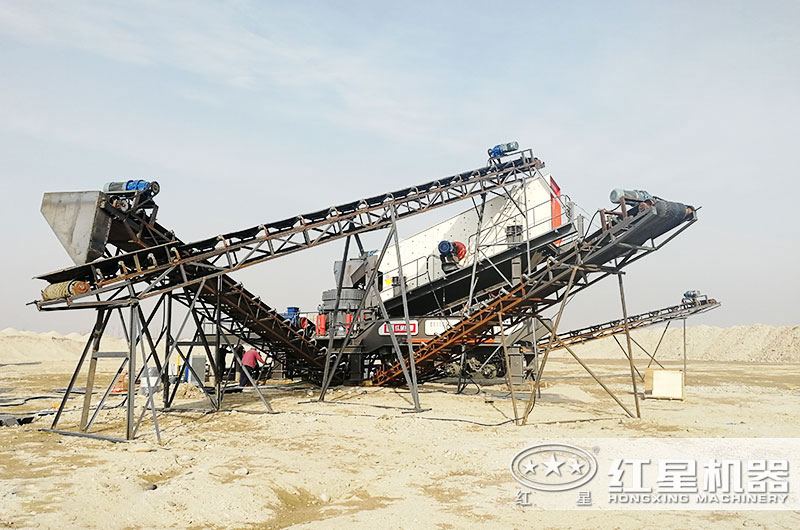 鋼筋混凝土破碎用什么機(jī)器？建筑垃圾移動(dòng)破碎站剛剛好
