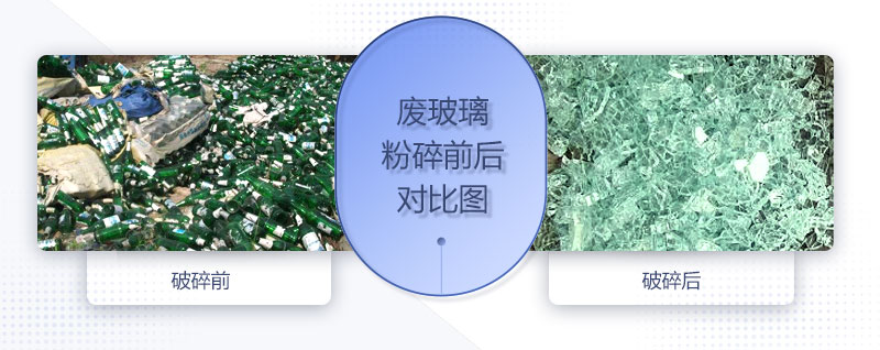 廢玻璃粉碎機配置、圖片及價格